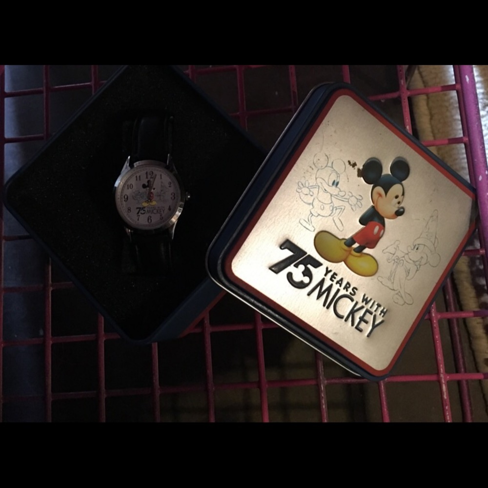 75th anniversary Mickey Mouse watch